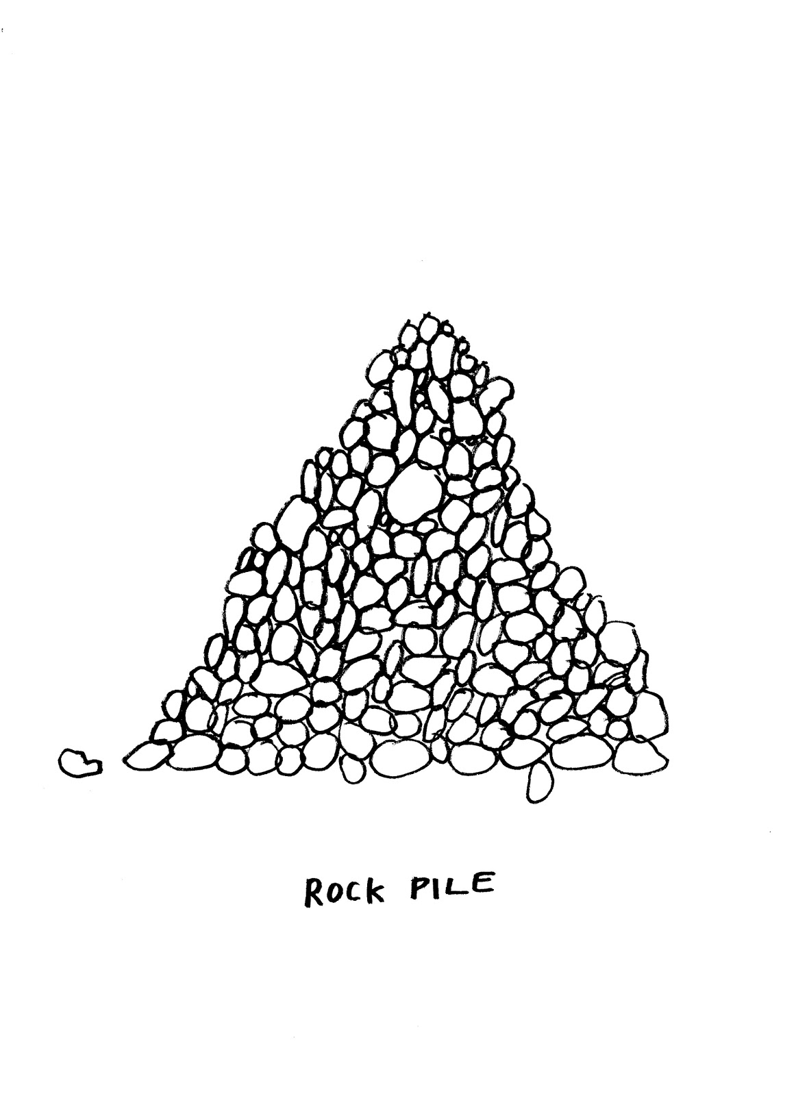 1162x1600 the art of draw making rock pile - Pile Drawing