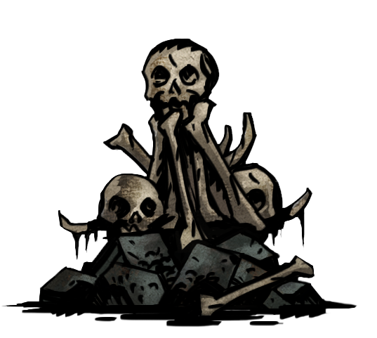 537x481 pile of bones darkest dungeon wiki fandom powered - Pile Of Bones Drawing