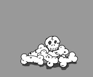 300x250 pile of bones drawing - Pile Of Bones Drawing