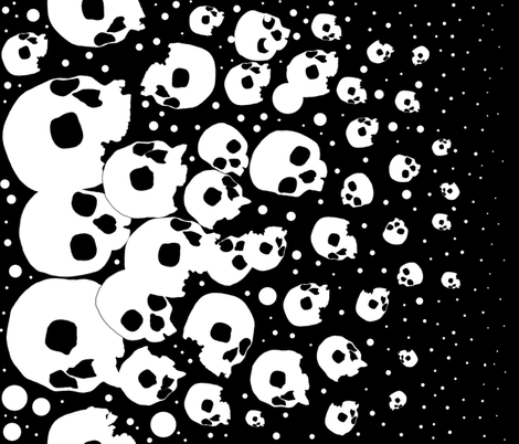 470x402 bone pile border fabric - Pile Of Bones Drawing