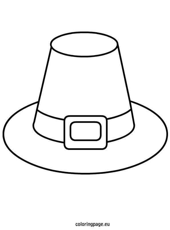 595x804 images of pilgrim hat template for drawing - Pilgrim Hat Drawing