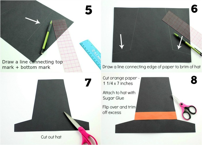 700x503 how to draw a pilgrim hat stepstep drawing guide pertaining - Pilgrim Hat Drawing