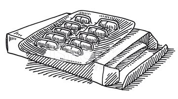 360x200 pill packaging medicine drawing stock vectors - Pill Drawing