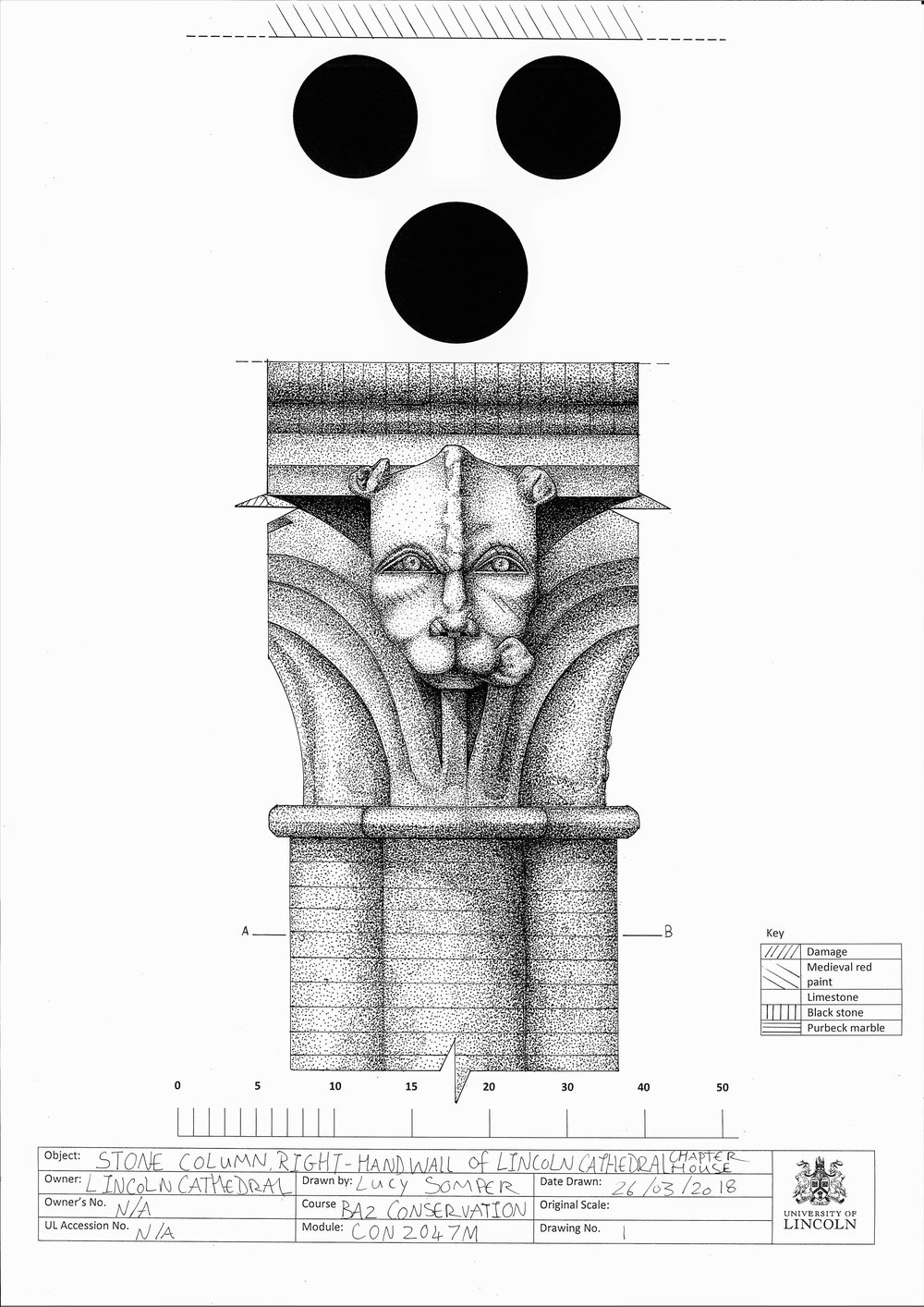 1000x1414 pillar drawing lucy ann somper - Pillar Drawing