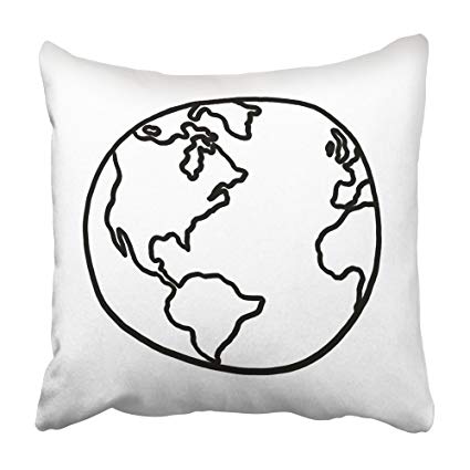 425x425 emvency decorative throw pillow covers cases draw - Pillow Drawing