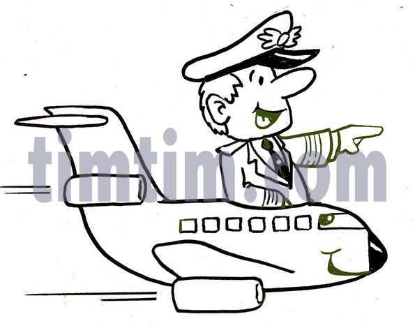 595x480 free drawing of a pilot and plane bw from the category trains - Pilot Drawing