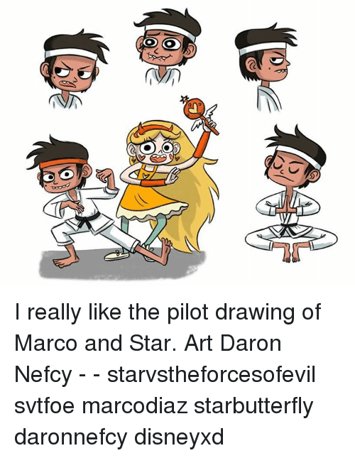 500x645 o oo i really like the pilot drawing of marco and star art daron - Pilot Drawing