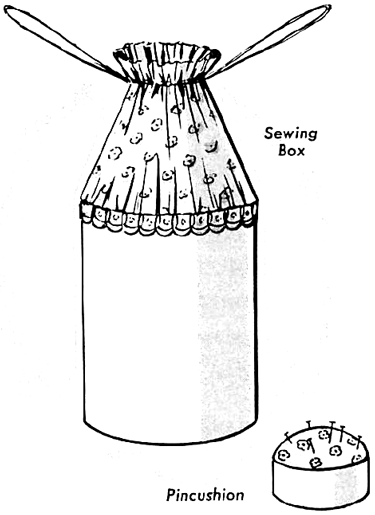 375x515 how to make sewing box pin cushion with oatmeal container arts - Pin Cushion Drawing