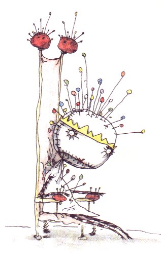 317x523 the pin cushion queen eidetic traces - Pin Cushion Drawing