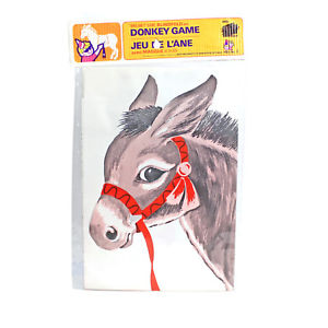 300x300 Vintage Pin The Tail On The Donkey Game With Blindfold Sealed - Pin The Tail On The Donkey Drawing