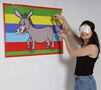 355x315 Cake Factory Pin The Tail On The Donkey Boy Or Girls Classic Party - Pin The Tail On The Donkey Drawing