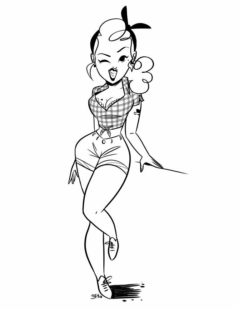 765x990 Quelques Daily Drawings De La Semaine! - Pin Up Drawing