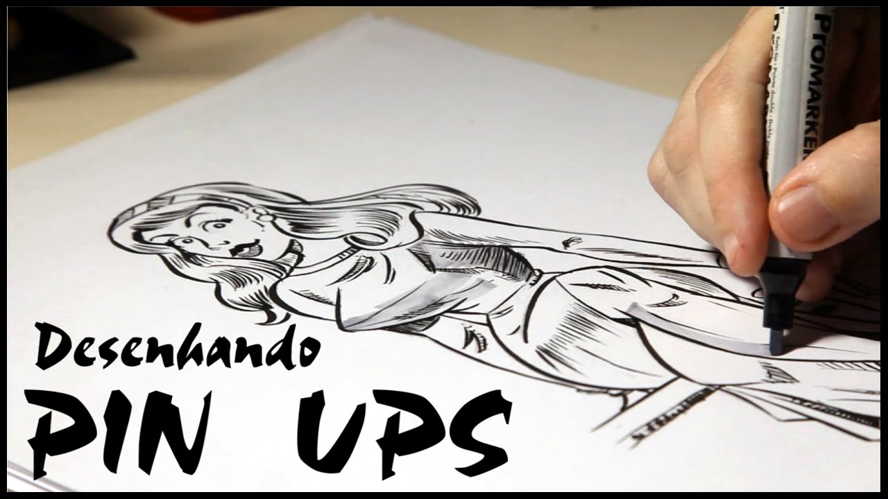 1280x720 desenhando pin ups - Pin Up Drawing