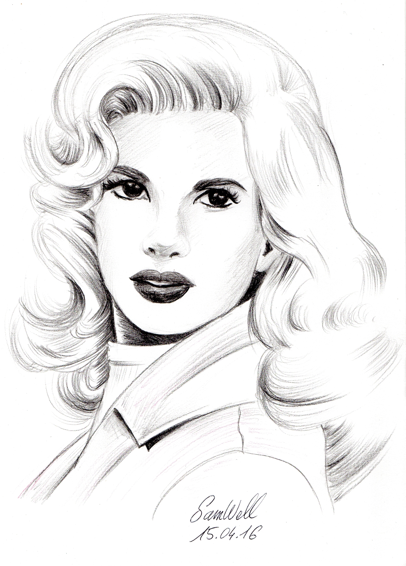 1400x1954 Drawings Pin Up Wallpaper On Behance - Pin Up Drawing