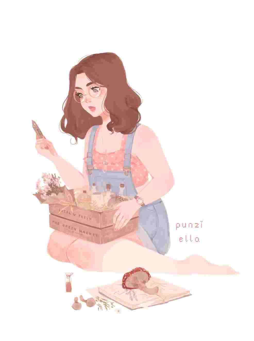 986x1322 Cute Witch Drawings Tumblr - Pin Up Drawings Tumblr