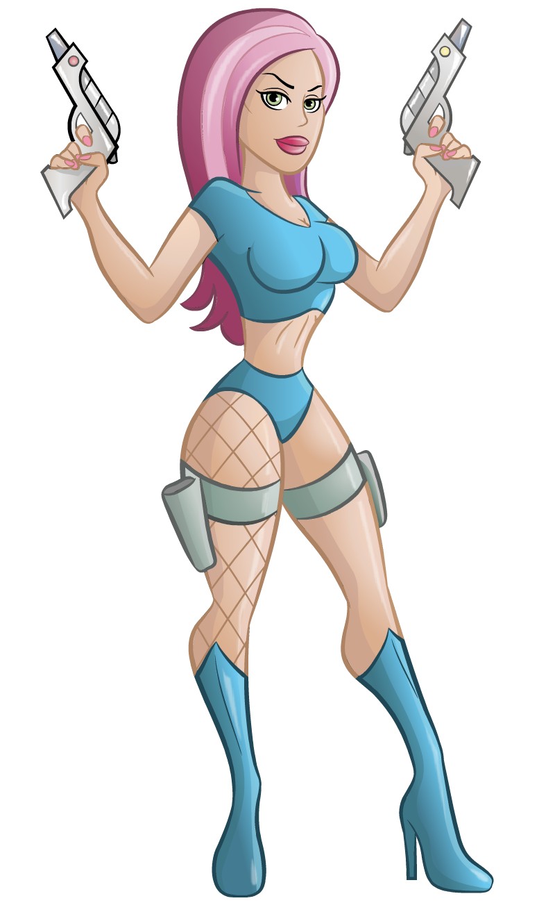 800x1300 How To Draw A Pin Up Style Space Girl - Pin Up Girl Drawing