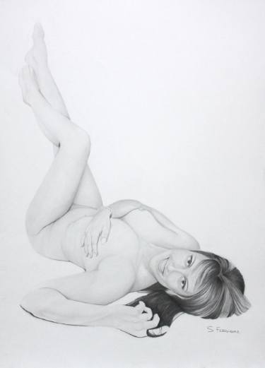 375x521 Pin Up Girl Drawing - Pin Up Girl Drawing