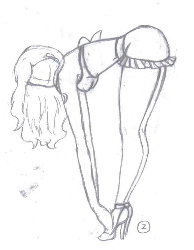 635x818 Simple Pin Up Girl Drawing - Pin Up Girl Drawings