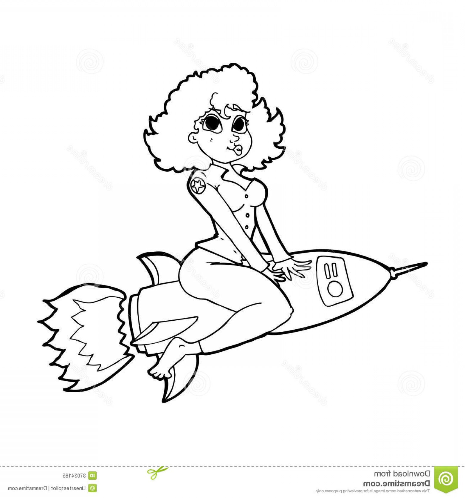 1560x1668 Royalty Free Stock Photo Cartoon Army Pin Up Girl Riding Missile - Pin Up Girl Face Drawing