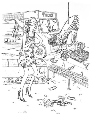 375x500 pinata drawing - Pinata Drawing