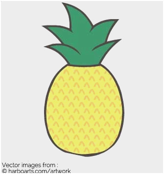 335x355 pineapple clipart awesome cartoon pineapple clipart best clipart - Pineapple Drawing Clip Art