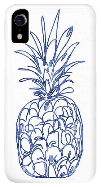 326x600 Line Drawing Iphone Xr Cases Fine Art America - Pineapple Line Drawing