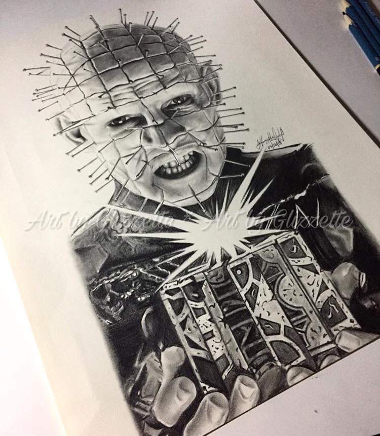 750x861 pinhead horror amino - Pinhead Drawing