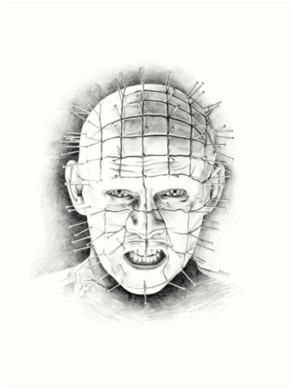 413x549 Pinhead Art Prints - Pinhead Drawing