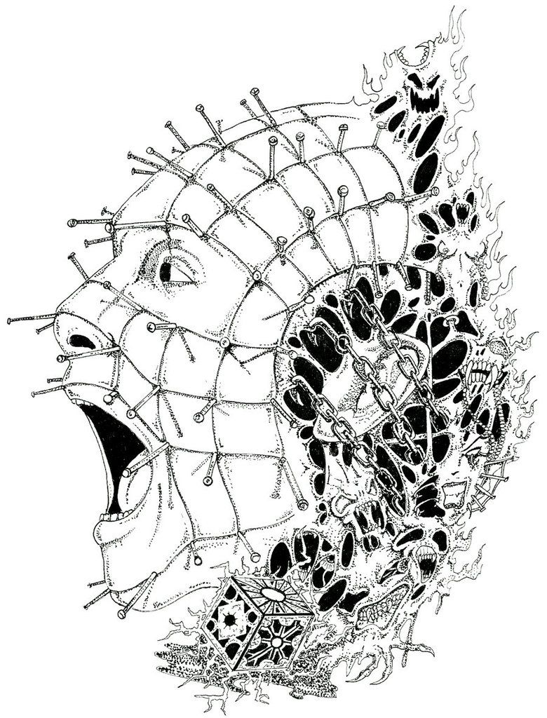 780x1024 Pinhead Pen And Ink - Pinhead Drawing