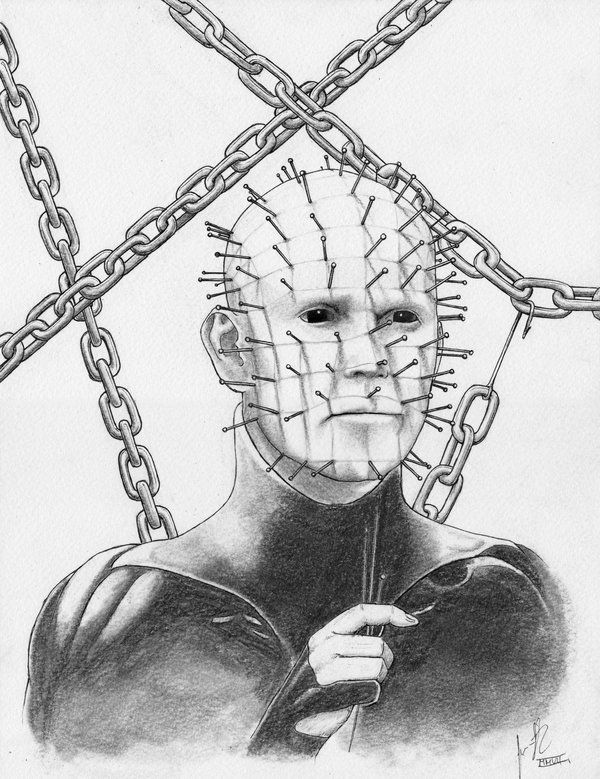 600x779 Pinhead Sketch Art - Pinhead Drawing