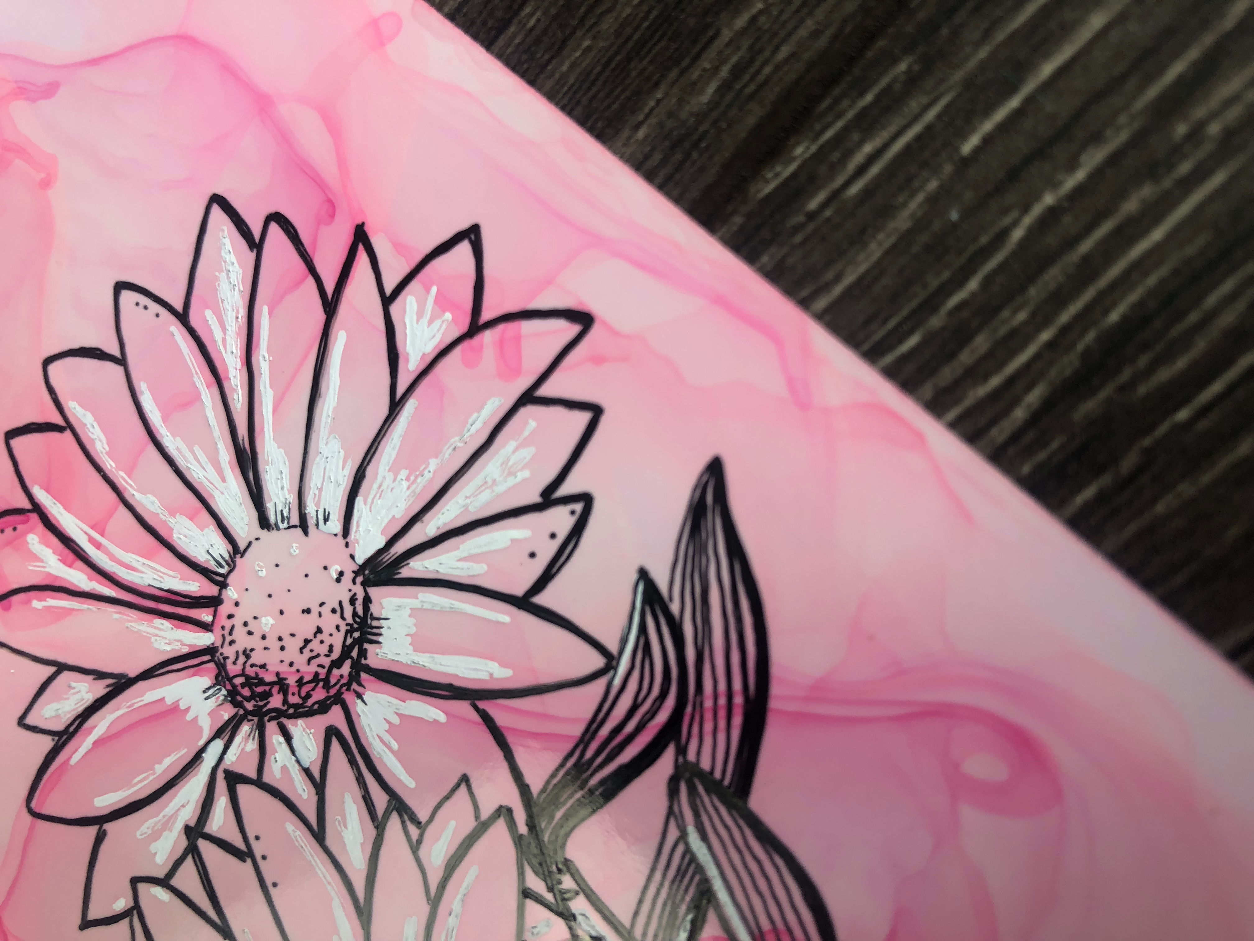 4032x3024 lg pink daisy - Pink Daisy Drawing