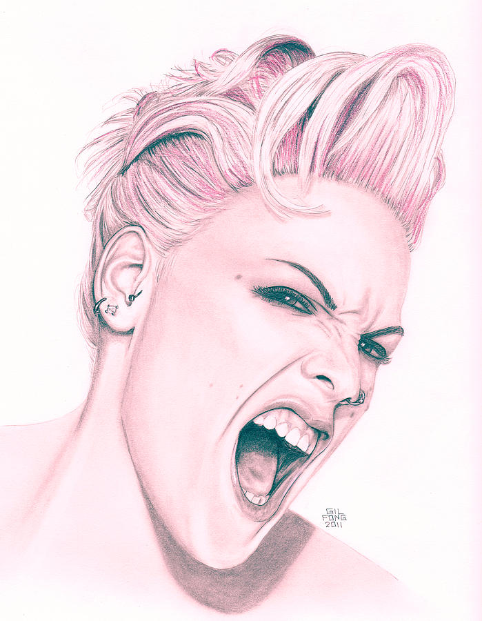 699x900 pink drawing - Pink Drawings