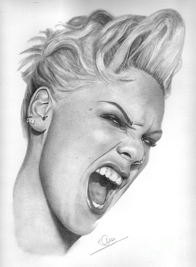 662x900 pink drawing - Pink Drawings