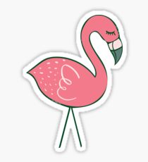 210x230 Flamingos Drawing Stickers Redbubble - Pink Flamingo Drawing