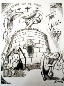 224x300 Pink Floyd The Wall Printed T Shirtfan Artoriginal Drawing - Pink Floyd Drawing