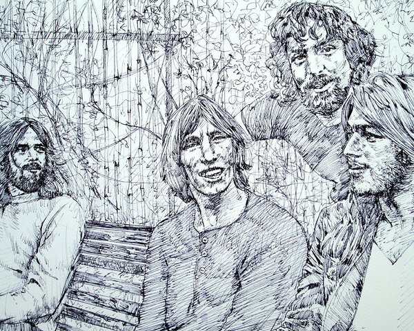 600x480 The Pink Floyd - Pink Floyd Drawing