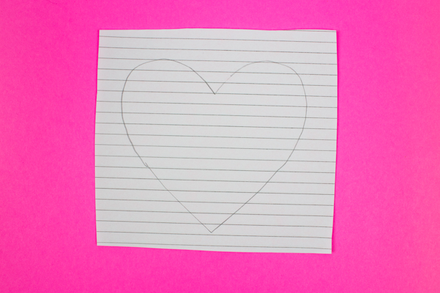 Pink Heart Drawing