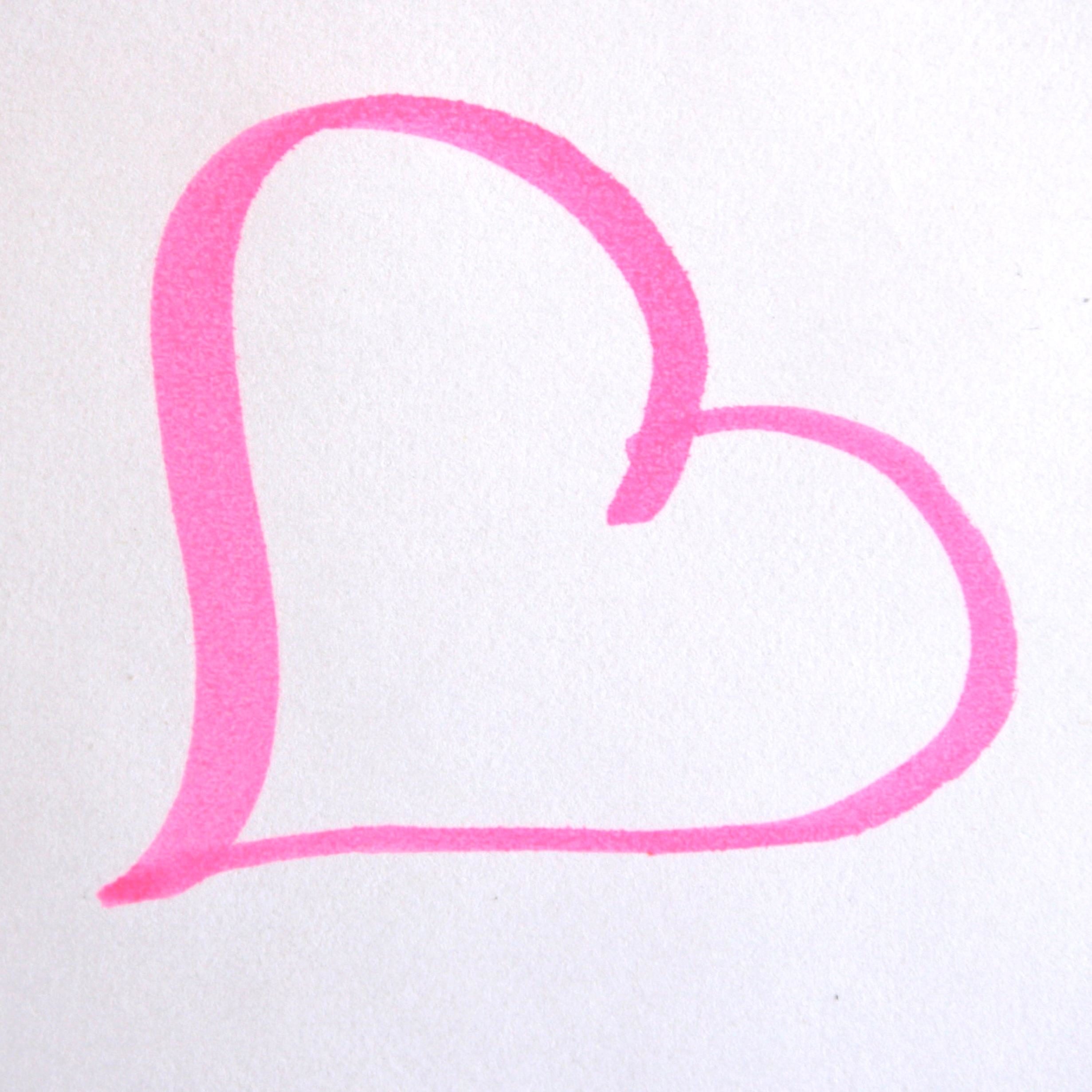 2462x2462 free picture pink heart, drawing, love, pink, magic marker - Pink Heart Drawing