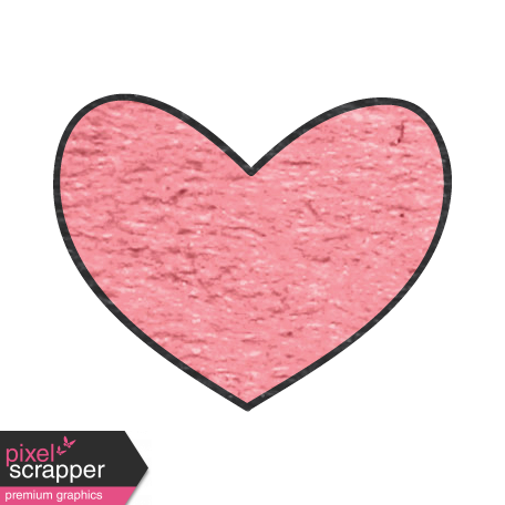 456x456 look, a book! - Pink Heart Drawing