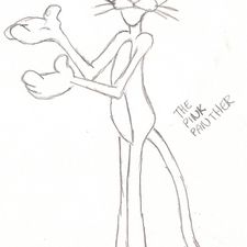 225x225 How To Draw The Pink Panther Steps - Pink Panther Drawing