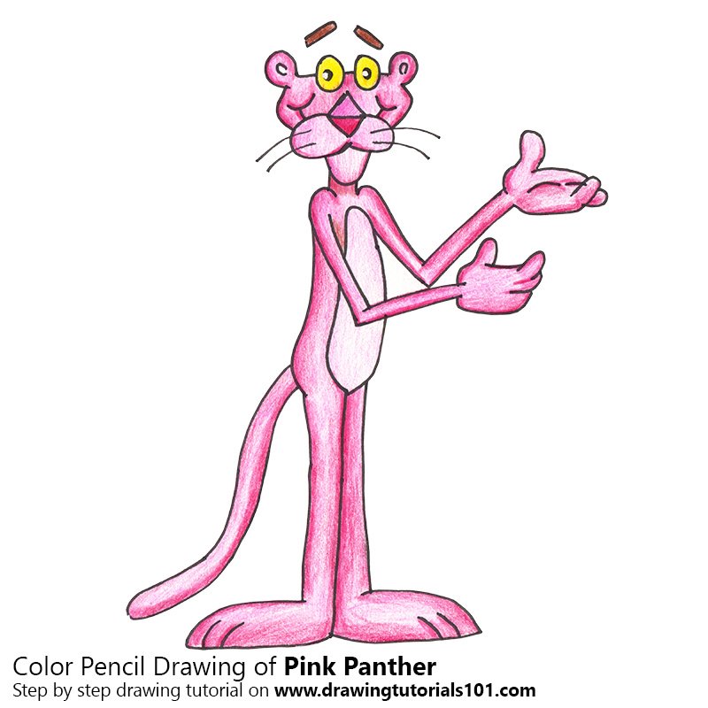 Pink Panther Drawing at Explore collection of Pink