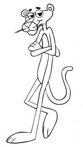 170x302 how to draw pink panther step art in pink panthers - Pink Panther Drawing