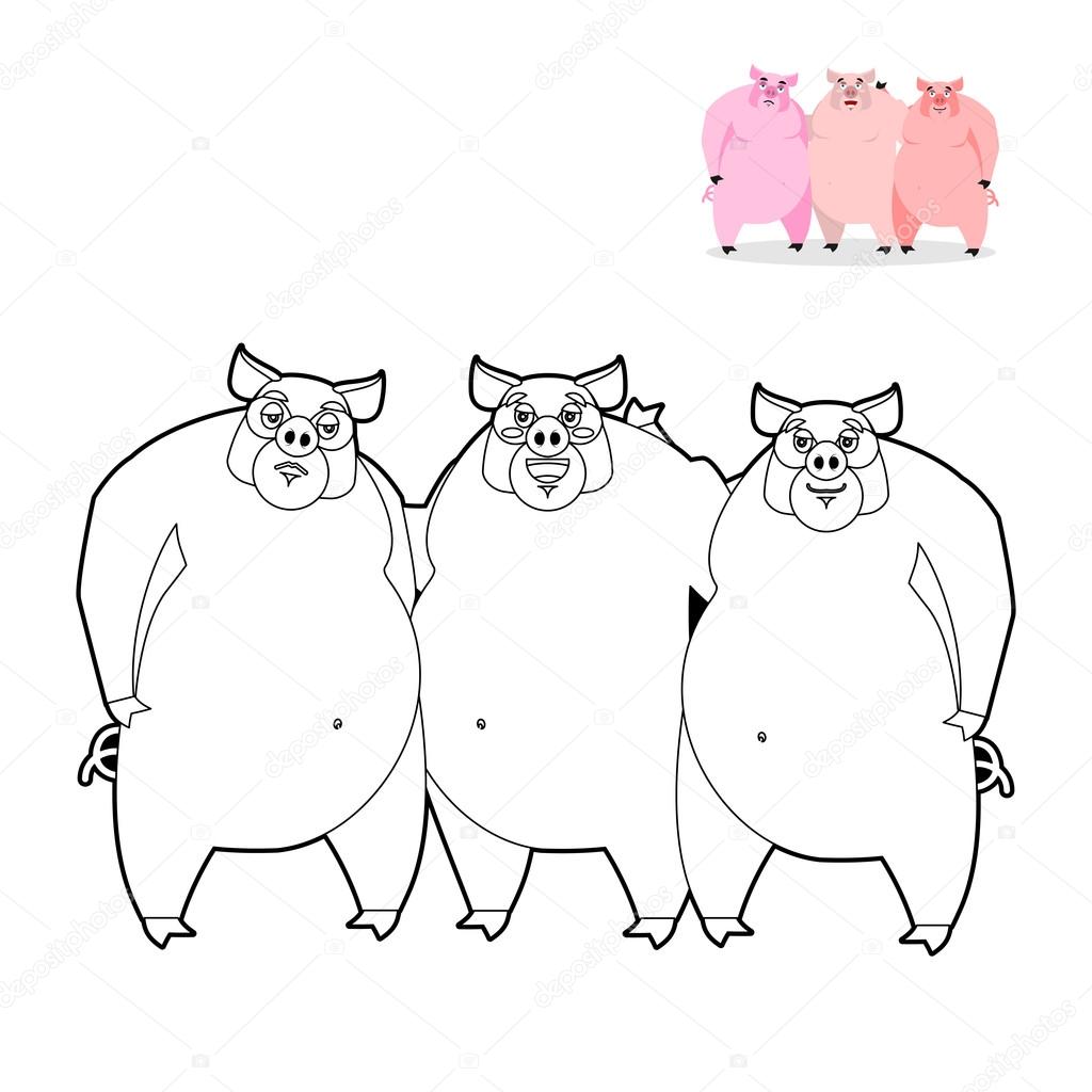 1024x1024 Pink Pig Drawing - Pink Pig Drawing