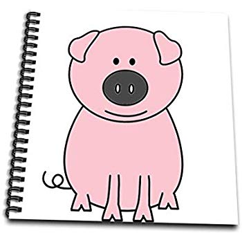 350x350 Db Pink Pig Cartoon Drawing Book - Pink Pig Drawing