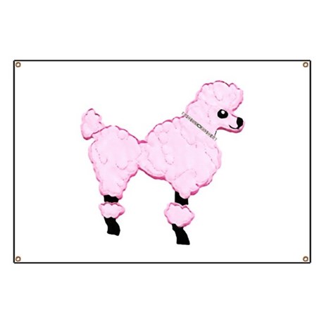460x460 pink poodle banners - Pink Poodle Drawing