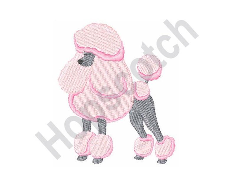 794x635 pink poodle machine embroidery embroidery designs etsy - Pink Poodle Drawing