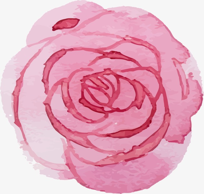 650x618 hand painted pink roses, drawing patterns, painting calligraphy - Pink Rose Drawing