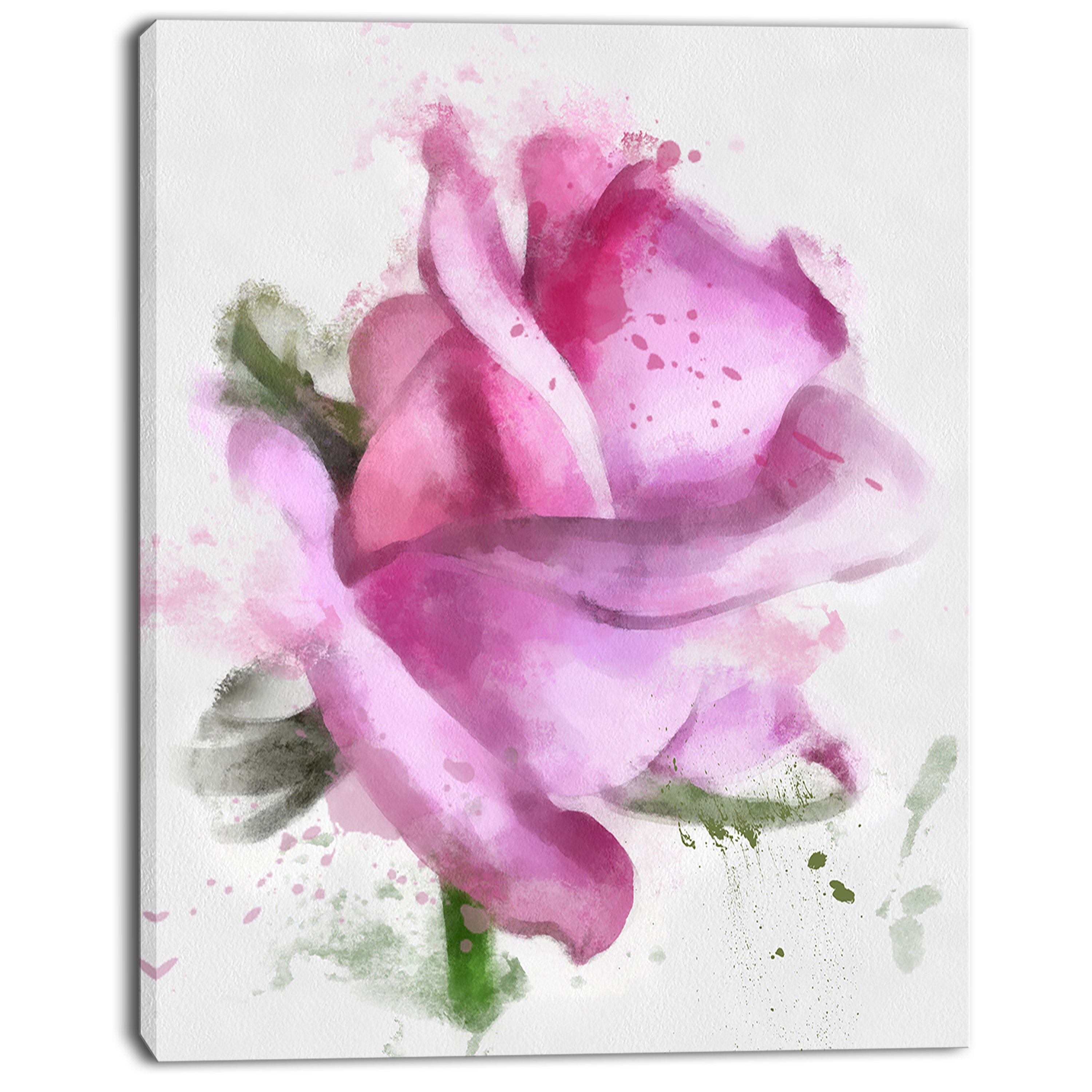 Pink Rose Drawing at PaintingValley.com | Explore collection of Pink ...