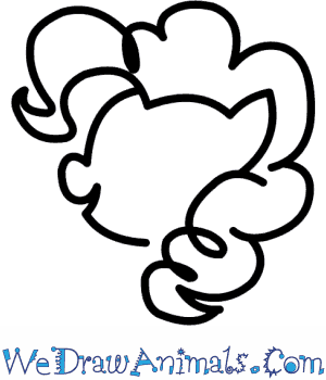 300x350 How To Draw Pinkie Pie - Pinkie Pie Drawing