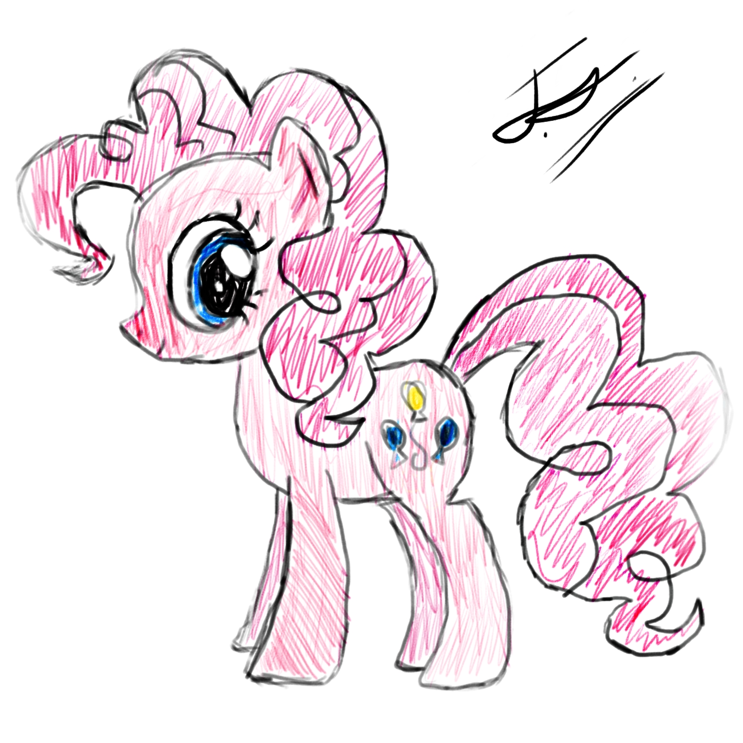 1500x1500 Pinkie Pie Drawing My Little Pony Friendship Is Magic Know - Pinkie Pie Drawing